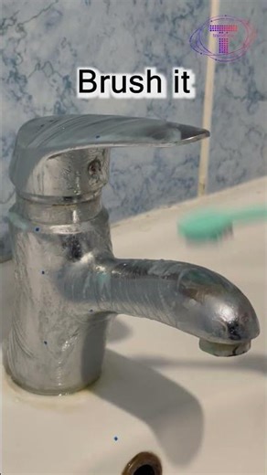 How to clean a sink faucet with home stuff