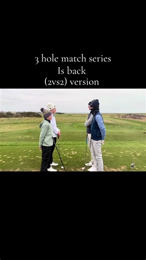 Exciting 2vs2 Golf Match: 3 Hole Challenge