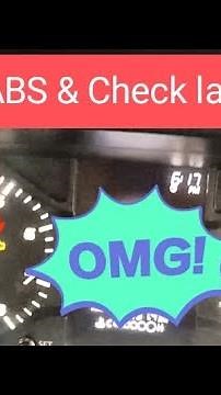 Tata Punch 1st error after one year- ABS and Engine check Lamp