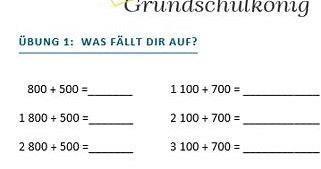 Addition und Subtraktion im ZR 10 000