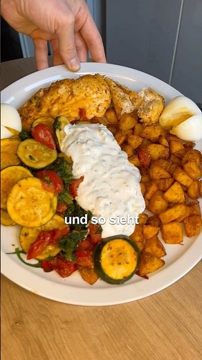 640 Kalorien High Protein Ofen-Rezept 🍗 Einfach abnehmen ohne Verzicht