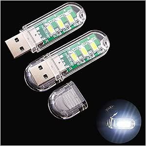 2 PACKS ISolderStore Soldering Practice Kit USB Night Light Kit Electronics Kit LED DIY Kit Soldering Project for Children Students Christmas Gift