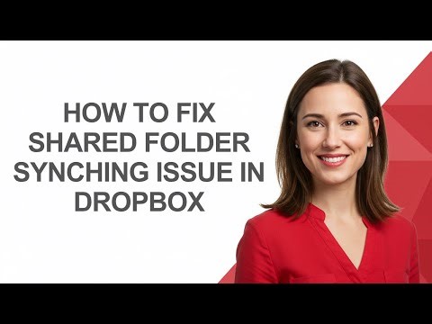 How to Fix Shared Folder Synching Issue In Dropbox - AshleyHowTo
