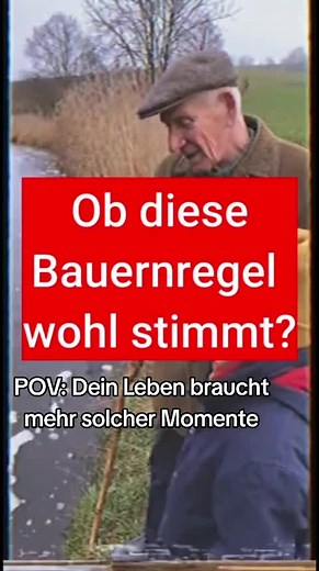 Generationen-Talk: Opa erklärt Bauernregel 👴
