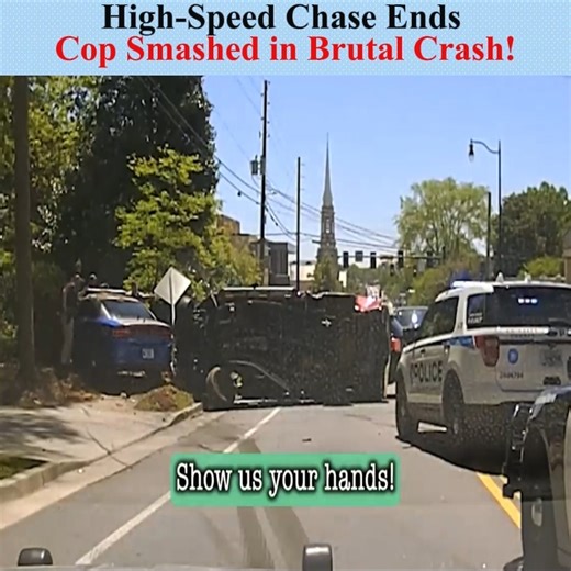 119K views · 1.8K reactions | High Speed Chase Ends — Cop Smashed in Brutal Crash | Gin gaming | Facebook