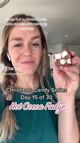 Christmas Candy Series: Hot Cocoa Fudge Recipe