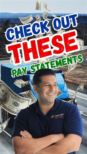 It's pay comparison time! Check out these pay statements across different drivers here at ET Transport! #paystatement #trucking #owneroperator #companydriver #leaseoperator | ET Transport