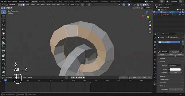 Easy Möbius strip in Blender