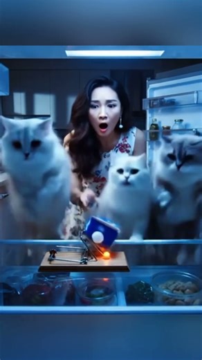 Milk Disaster in the Kitchen Caught on Camera!