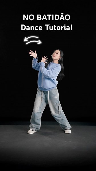 NO BATIDAO Dance Tutorial, slowed, mirrored #nobotidao