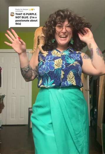 Creative Outfit Ideas Using Purple Tights for Science