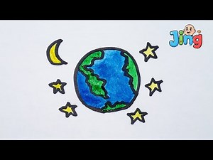How to Draw a Earth 学习如何画地球
