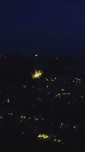 4th Of July Fire works from the drone #drone#holystone#HPS720E