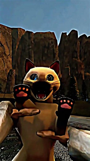 First-person view of holding the cat-like creature! 🖐️ #CatHold #FirstPerson