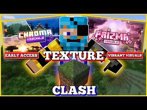 Chroma Visuals vs Primza Visuals ¦ Texture Clash! ¦ Minecraft Texture Pack Comparison ¦ Daz Man
