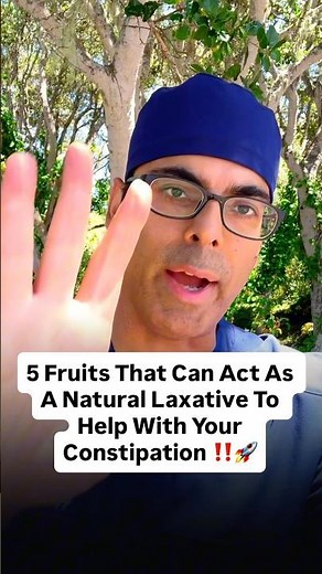 Gut Doctor Reveals 5 Fruits That Naturally Relieve Constipation 🍎🚀