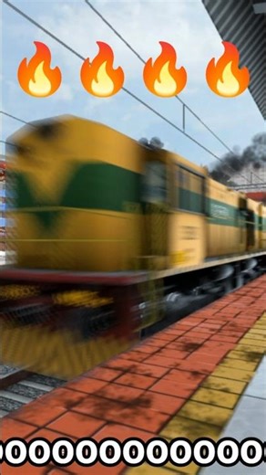 WDS6 Python Freight Train High Speed Thrashing in RG Train-tech demo #indianrailways #train #shorts