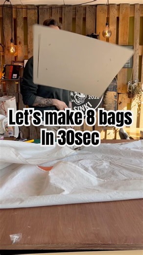 Custom backpacks and pouches in the making