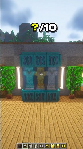 How to Make an Armor Display in Minecraft 🛡️ | CupSapling