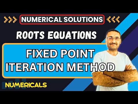 Fixed Point Iteration Method | Roots of Equations | Numerical Solutions | Btech | BCA | UPSC | CTET
