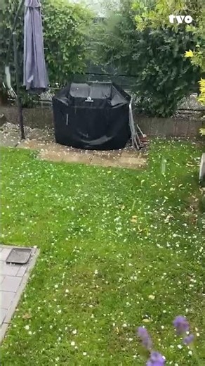 Severe storms hit Bamberg district - Ping-pong ball-sized hailstones and heavy rain