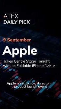 Apple Stock Analysis: Apple Takes Centre Stage Tonight with Its Foldable iPhone Debut | ATFX