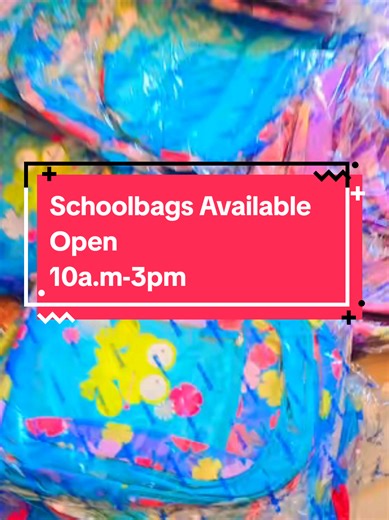 Back to School Bags Sale at MSA Bakery