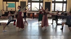 Allen Fields' Court Dances in rehearsal. One of the featured works in our upcoming Director's Choice evening, which includes a premiere by choreographer Isaac Sharratt, Balanchine's Tarantella and works by Salvatore Aiello. A unforgettable, fantastic night of dance; something for everyone! Don't miss it, October 20/21. | Minnesota Ballet