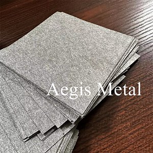 [Hot Item] 300X300mm AEM Ni Felt 70% 66% Porosity Porous Sintered Nickel Fiber Felt