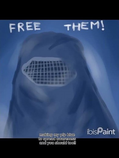 making my pfp blue and you should do it too 💙 #spreadawarness #blue #free #pfp #drawing #afghanistan