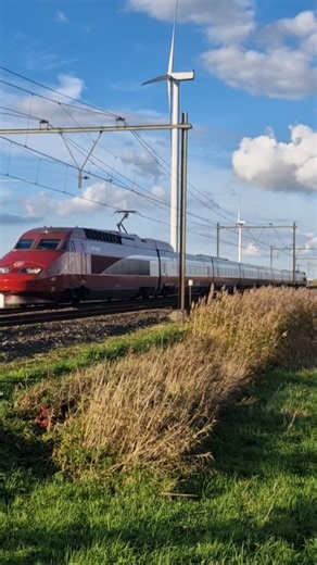 TGV Thalys PBA raast langs Velddriel