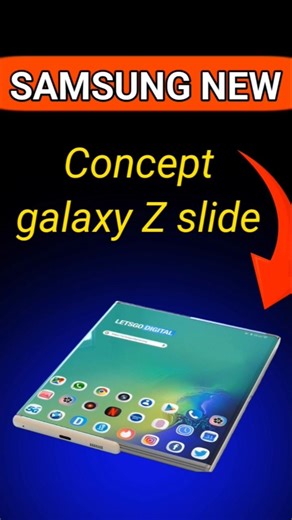 Samsung new upcoming concept smartphone galaxy z slide #sharta #samsung #zfold7 #slide
