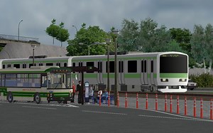 OMSI2：火车分头行动？（日本地图观看JR E231系500）