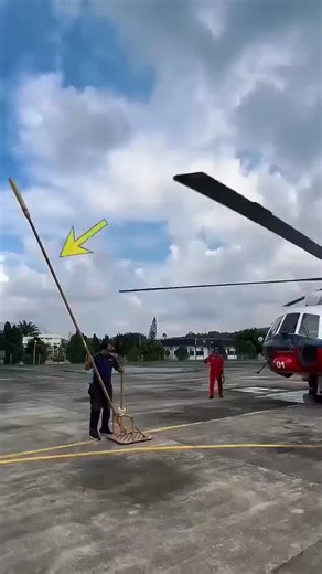 Blade Tracking in ActionThat’s all it takes to check if a helicopter’s rotor blades are perfectly aligned.This small step delivers a big impact — reduced vibration, smoother flight, and enhanced… | Javad A.