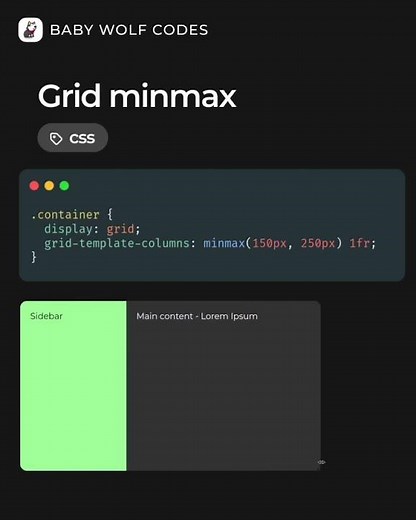 Grid minmax()