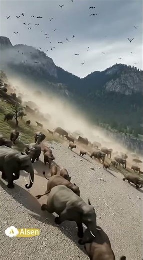 Animals' reactions before an Earthquake #alsen #animals