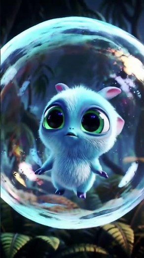 ✨ Tiny Alien's BUBBLE ADVENTURE! ✨ Chasing Shimmering Dust!