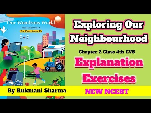Exploring Neighbourhood, Explanation and Exercises, Chapter 2 Class 4th EVS NEW NCERT