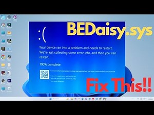 How to Fix BattlEye causing BSOD BEDaisy.sys