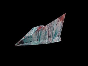como se hace una avión de papel tipo bumerán_how to make an origami bumeran airplane