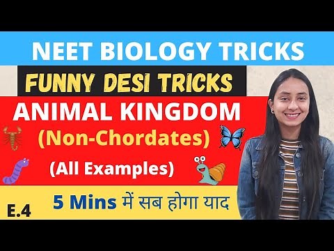 NEET BIOLOGY : SHORT TRICKS | ANIMAL KINGDOM : All Examples
