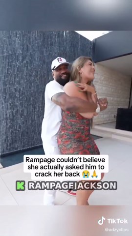 Rampage's Surprising Request for a Back Crack