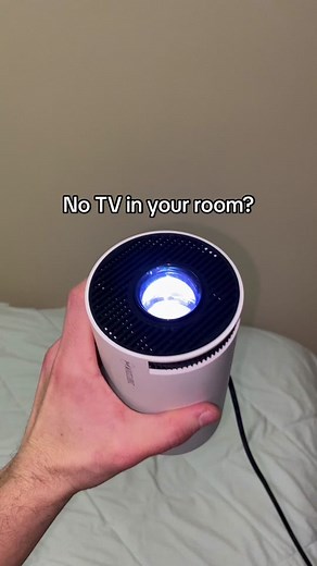 A must have for any room! 🤩📺 #portableprojector #tvprojector #roomprojector #room #homedecor #fyp #tiktokmademebuyit