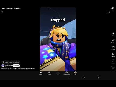 Roblox rainy day #potemer