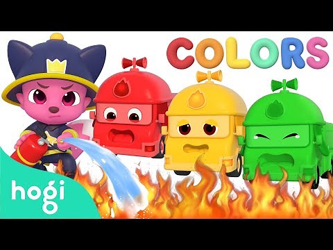 [NEW✨] 🚒 🔥 Learn Colors with Colorful Fire Truck | Colors for Kids｜Hogi Colors｜Hogi Pinkfong
