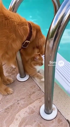 Cat & Dog – The Pool Ladder Creak