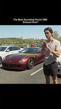 The Valvetronic modded Ferrari 599 goes crazyy 😮‍💨💀 #cars #exhaust #ferrari