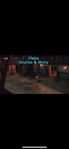 Plebs Grumio and Binny please just shut your face 😅 #plebs #grumio #grumioplebs