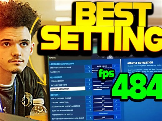 【最新】Fortnite 设置优化：减少输入延迟！Veno 公开职业选手的秘密键位设置！