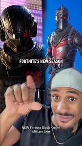 NEW Fortnite Black Knight Military Skin
